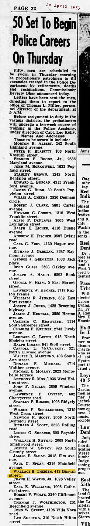The Evening Sun Tue Apr 28 1953 72 highlighted