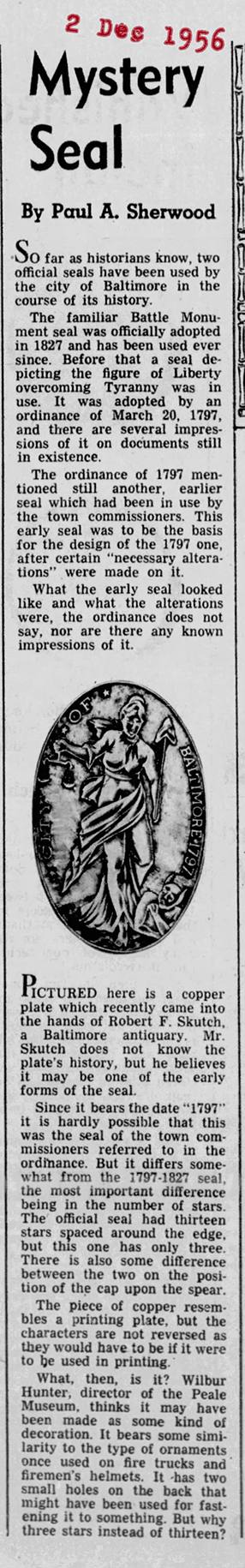 The Baltimore Sun Sun Dec 2 1956 